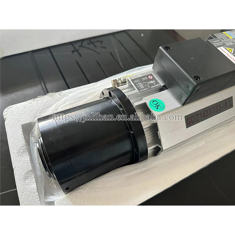 9kw ISO30 Atc Spindle 9kw Air Bearing 9 Kw Spindle Bt30 ISO30 Atc Spindle For Cutting MDF