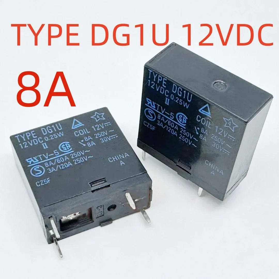 New DG1U 5VDC-0.25W-3A;/12VDC-4A; TYPE 12VDC-8A;  12VDC-16A; TYPE 24VDC-10A; (36FA-5V/12V/24V) Relay 4pins