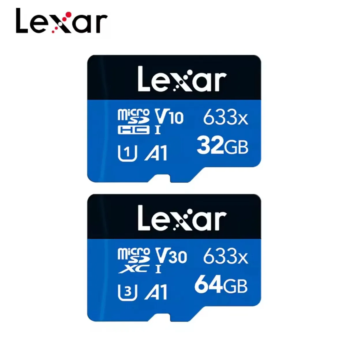 Lexar MicroSD 633x Flash Memory Card 512GB 256GB MicroSDXC V30 64GB 128GB A1 MicroSDHC 32GB TF Card Storage Card For Phone
