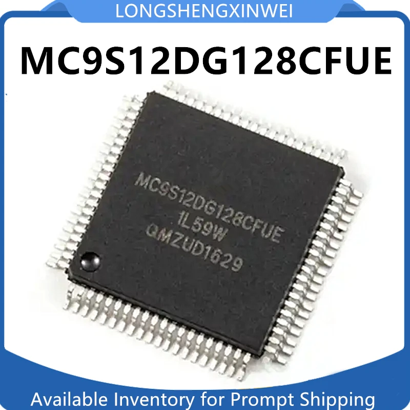 1PCS MC9S12DG128CFUE 1L59W QFP-80 16 Bit Microcontroller MCU IC Chip Brand New