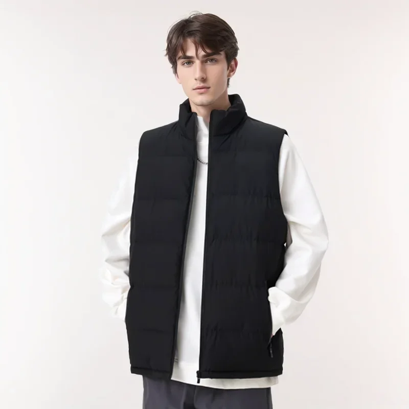 MAIDANGDI 2024 New Men\'s Fashion Trend Cotton Clothing Sleeveless Vest Autumn Winter Warm Lightweight Top Clothing Camisole Y2K