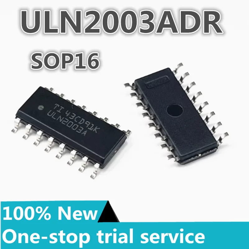 5-100pcs %new stock ULN2003ADR SOP16 ULN2003AN DIP16 Darlington Transistor Array Chip Darlington display/interface driver