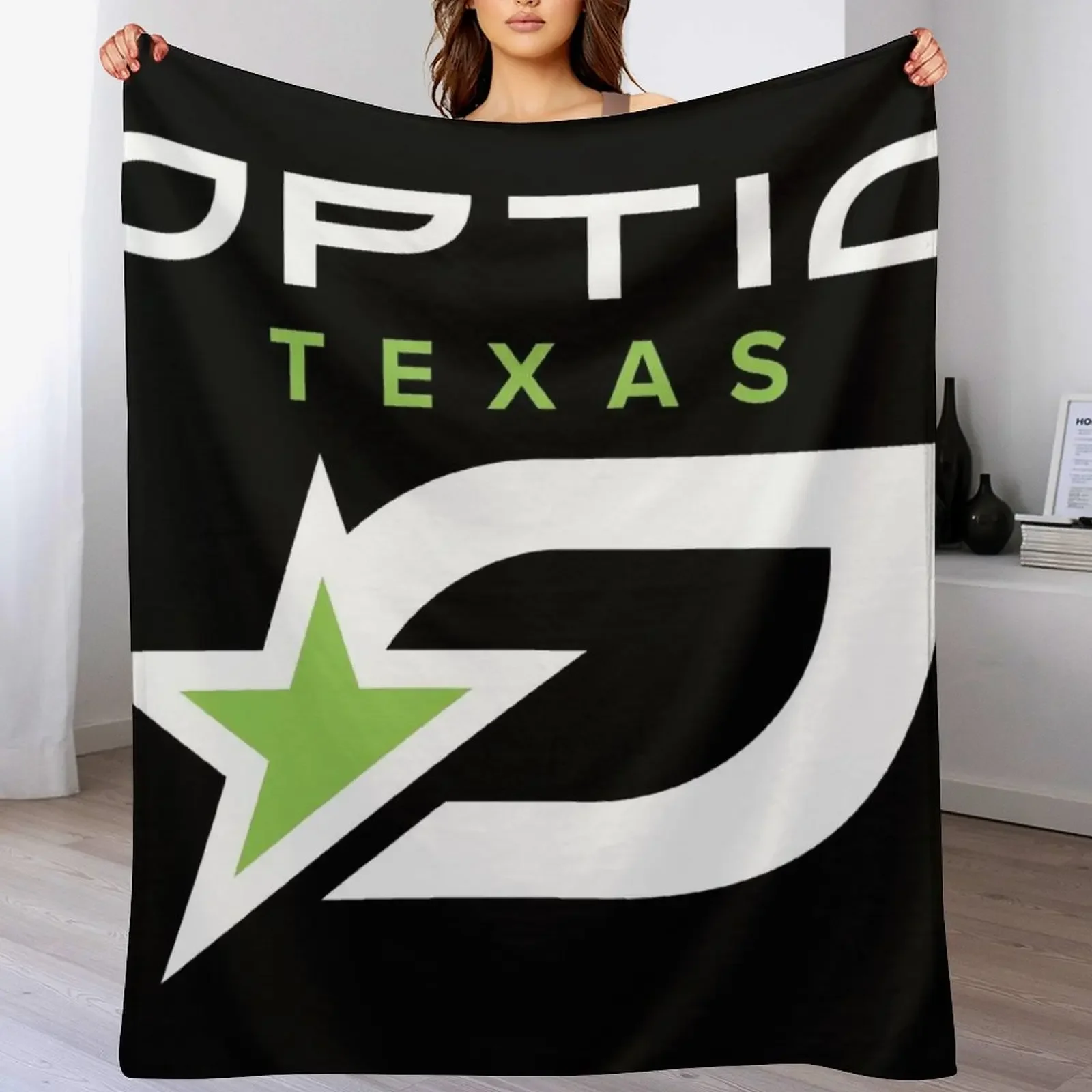 Optic Texas Merch OpticTexas Logo Throw Blanket Fade Resistant Durable Throw Blanket