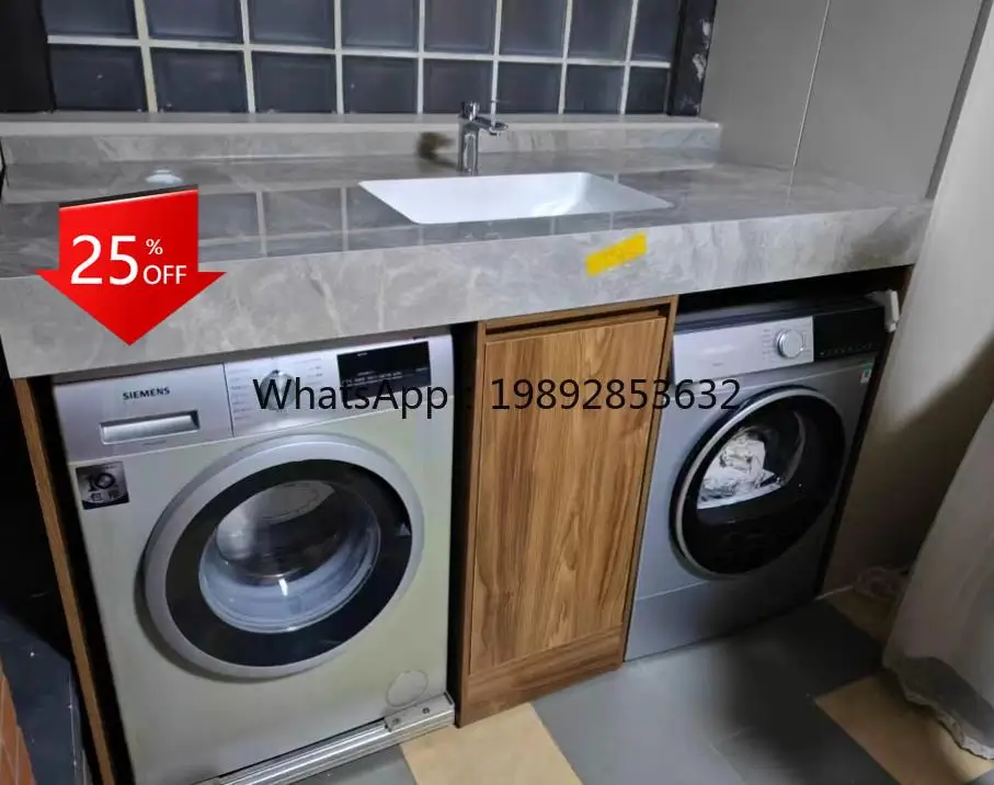 

bathroom drum dual-position washing machine integrated rock slab washbasin washbasin sink