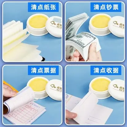 1 قطعة شمع العد ، شمع العد ، شمع المنافسة ، شمع الأصابع المرطب ، شمع العد ، أداة يدوية لترطيب الزيت #2