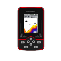 Water Depth Monitor Sonar Depth Detector Real-time Sonar Scanning Fish Finder With Color Screen 105 Degree Sonar Angle