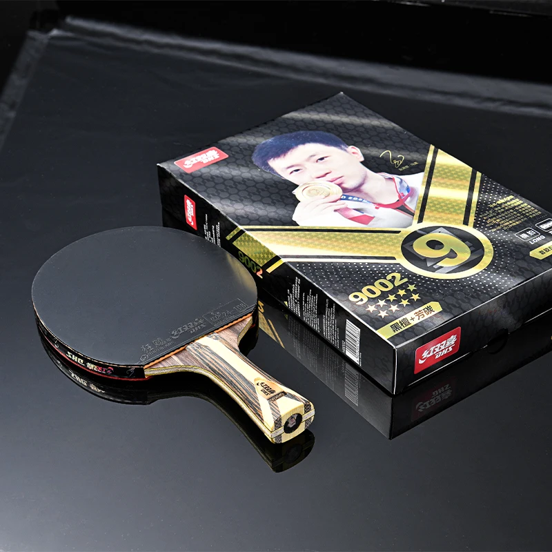 DHS MALONG 9 Star H9002 Table Tennis Racket 5 Wood 2 ALC Carbon Paddle Offensive Ping Pong Racket with Hurricane 8 Sticky Rubber