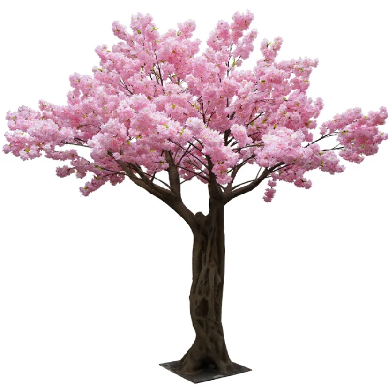 custom.Factory Direct Commercial and Residential Decoration Artificial Plants Cherry Blossom Tree