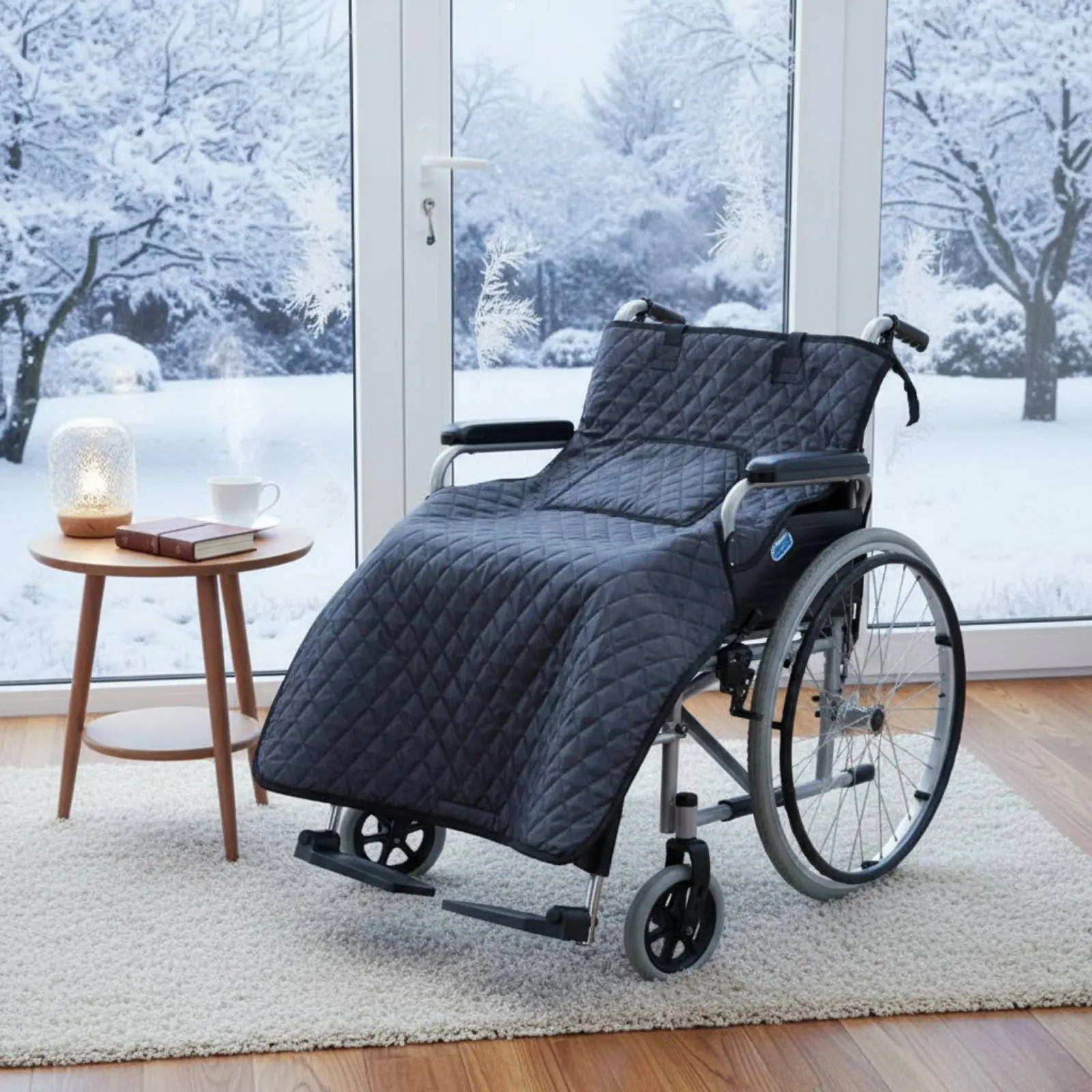 

Теплое утолщенное одеяло для людей с ограниченными возможностями, аксессуар для поддержания мобильности, хорошо держится на месте, легкое.