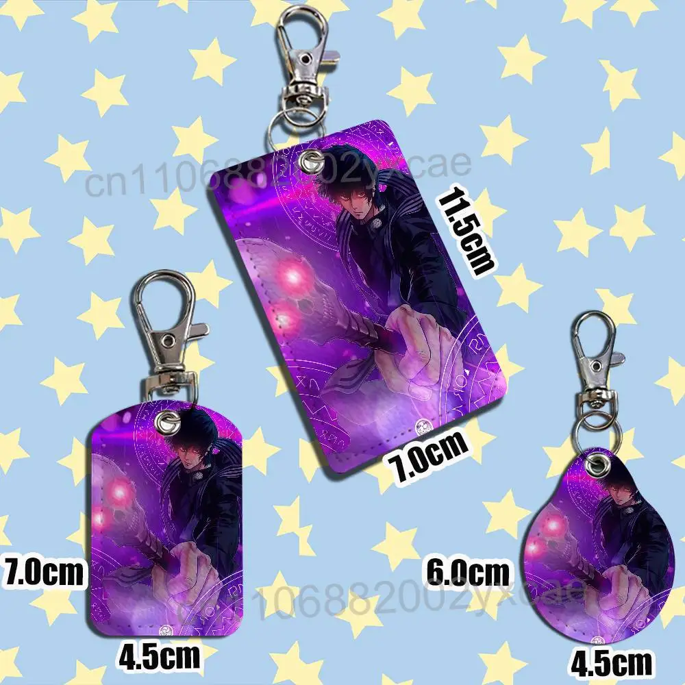 Beelzebub Record of Ragnarok Keychain Holder Suitable For Subway Bank Card Bus Card Case Badge Holder Wallet Card Textured view 4