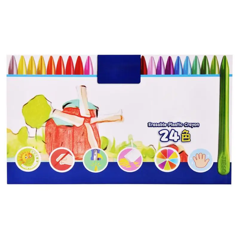 Toddler Crayons Dry Erase Classroom Crayons Safe For Babies And Children Coloring Art Supplies Crayons Set Surprise Christmas