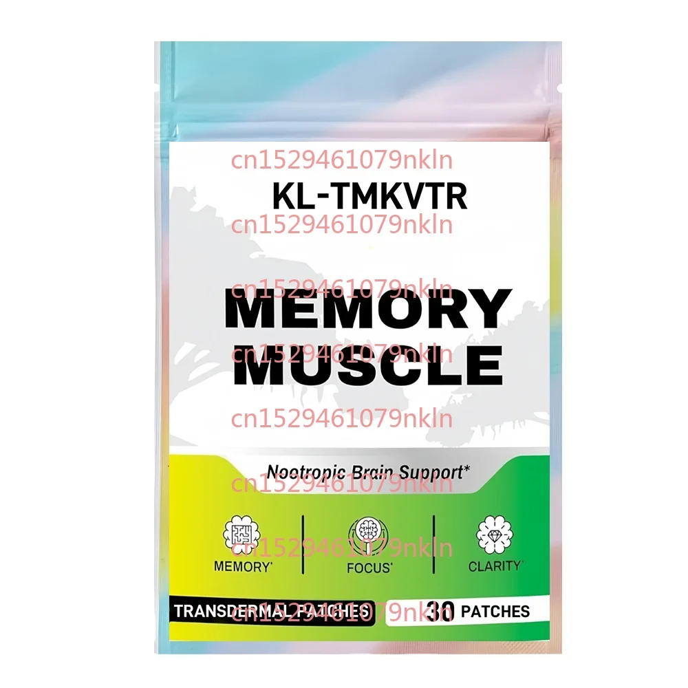 30 parches Memory Muscle Transdermal - Soporte cerebral nootrópico para memoria, enfoque mejorado y claridad mental