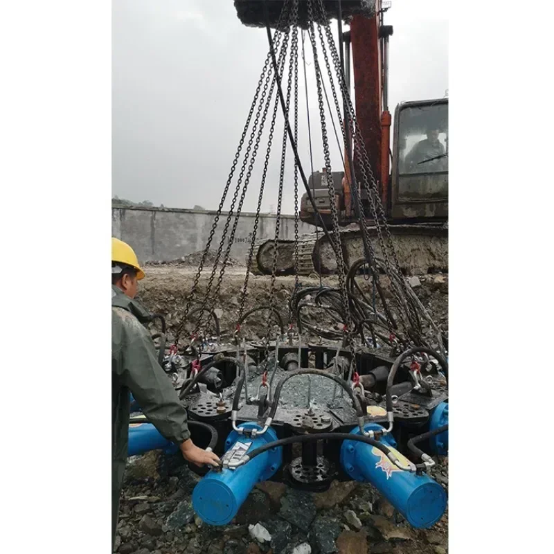 

Pile Breaking Machine Hot Selling Round Square Hydraulic Pile Breaker For Construction Factory Direct Sale