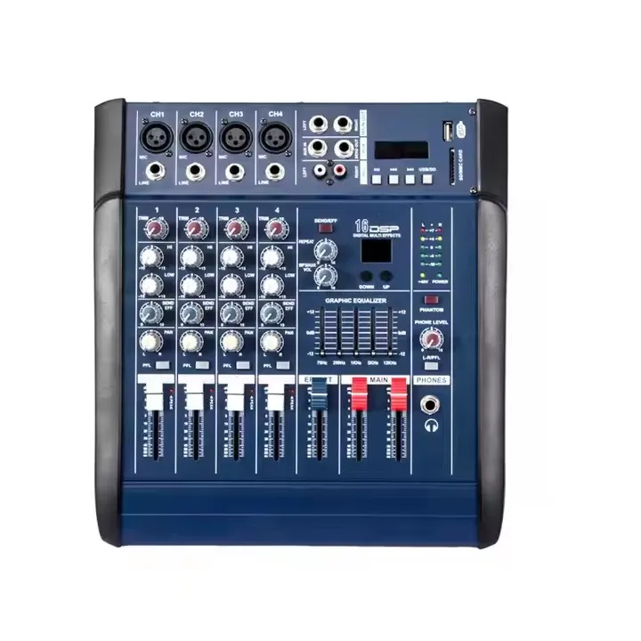 

Stage Performance 16 Dsp 48V Phantom Power 4 Channel Professional Audio Mixer