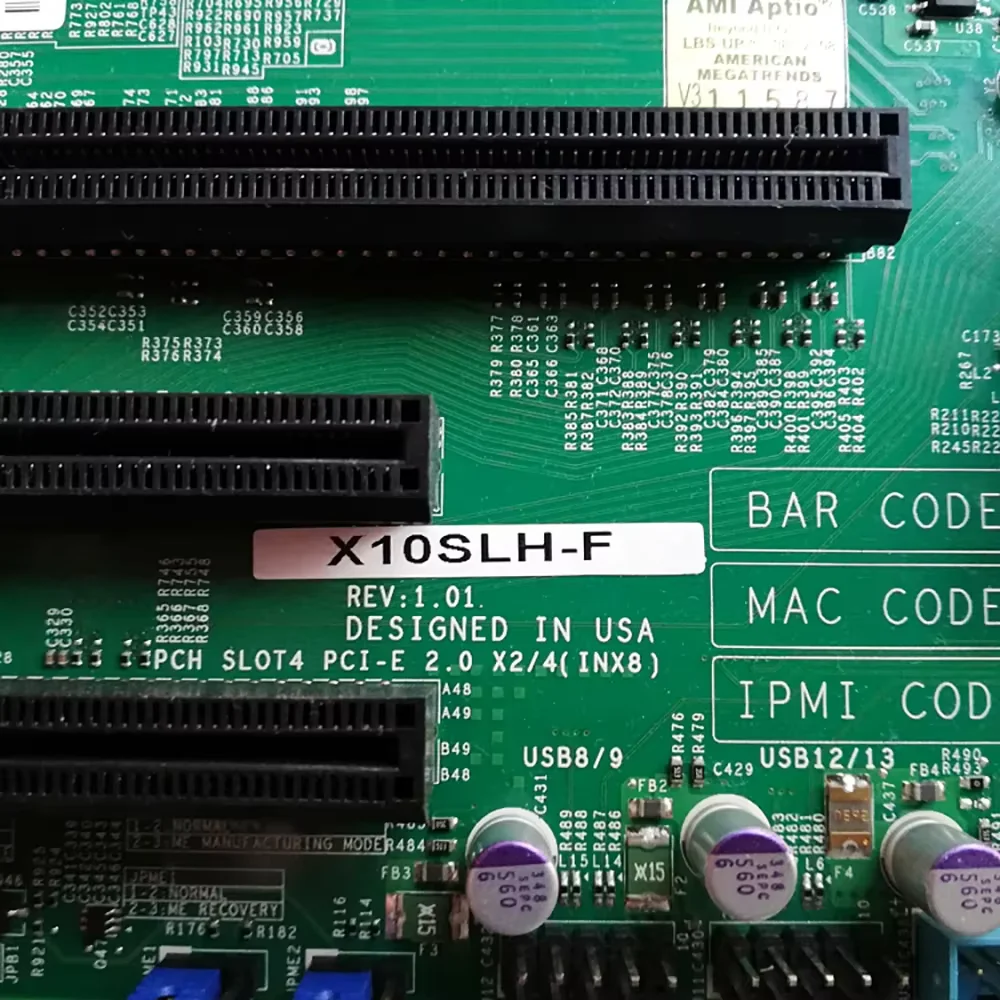 For Supermicro Server motherboard LGA1156 X10SLH-F X8SIL-F REV 1.02