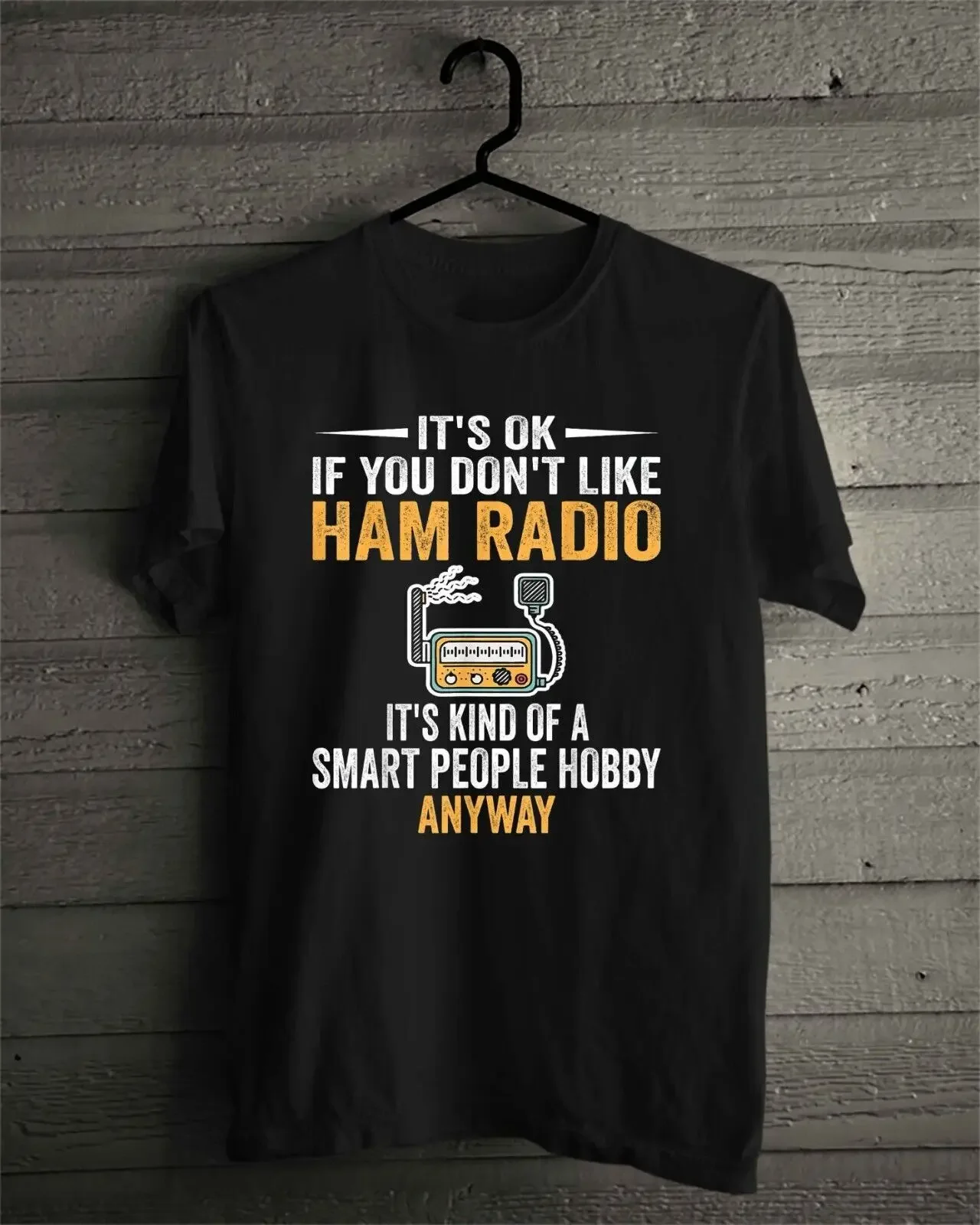 Prmo Sale Smart People Hobby Ham Radio Operators Amateur T Shirt long or short sleeves