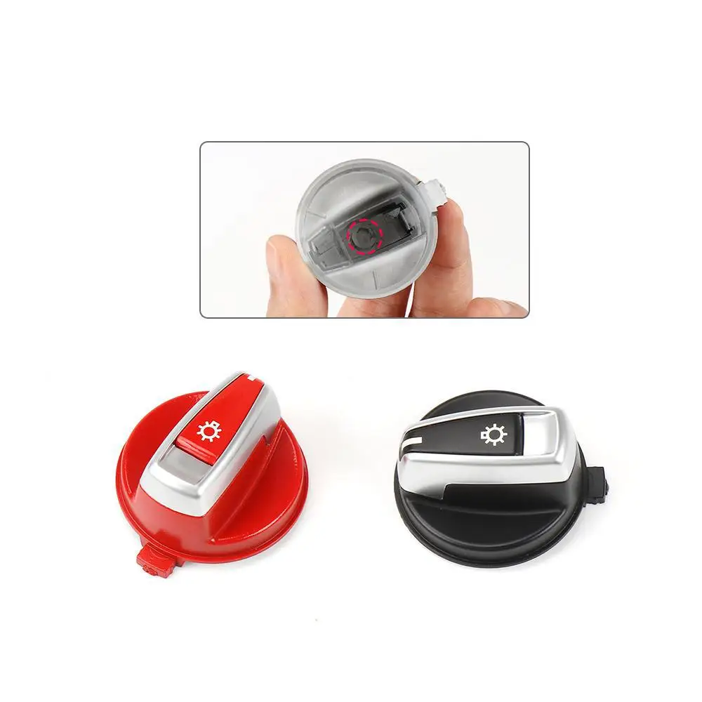 ForE90 E91 E92 E93 E84 E82 E87 E88 Car Front Console Headlight Lamp Switch Knob Button Cap For 1 3 Series X1 320I 05-11