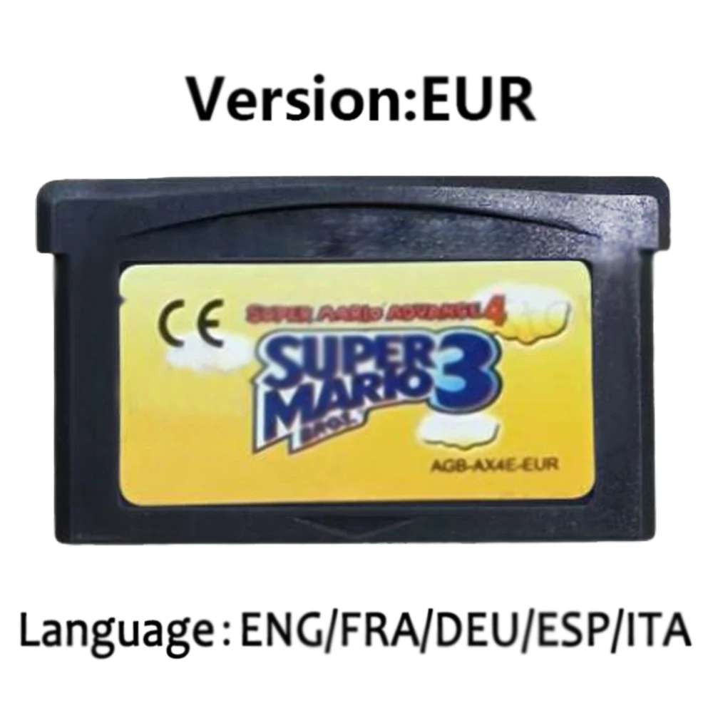 GBA-Spielkassette, 32-Bit-Videospielkonsolenkarte, Serie Super Advance Super Bros Kart für GBA/SP/DS – Detail 4