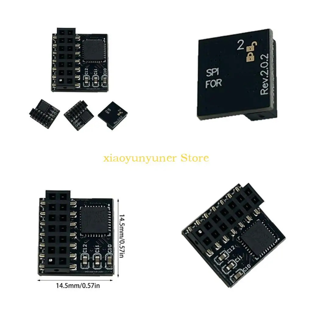 P9JB 14Pin TPM 2.0 Remote Card Encryption Security Module Powerful Data