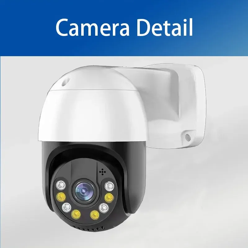 4 Channel 3MP/5MP Dome IP Camera Set With Two-Way Audio Rotating CCTV System, Waterproof 4K POE NVR Kit
