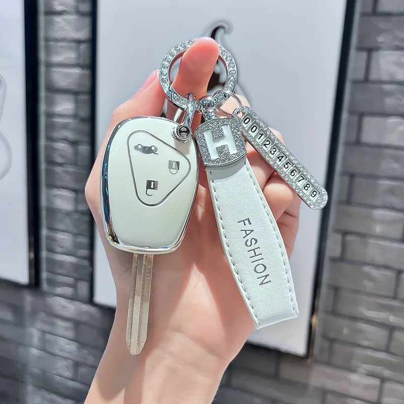 Car key cover remote key shell suitable for Renault key case L Laguna Scenic 3-button Mercedes old Smart car protective case bag