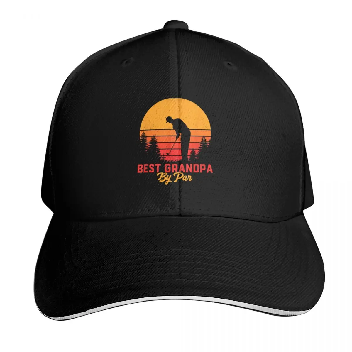 

Mens Best Grandpa By Par Golf Lover Gift For Men Funny Father Day Baseball Cap Beach Male hat Women's Beach Outlet 2026 Men's