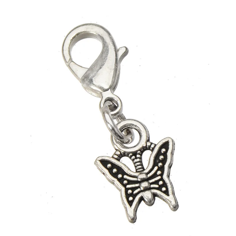 

Silver Charms Pendants With Clasps 70pcs Diy Butterfly Handmade Jewelery Parts Supplies Accessory For Handicrafts Wholesalers