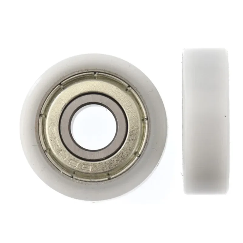 1Pcs 8x26x8 MM Nylon Plastic Wheel With Bearings Flat Miniature Pulley POM Hard  Door Window Drawer