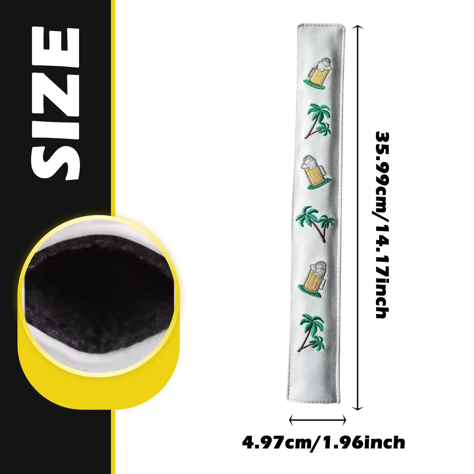 

Club Equipment Golf Alignment Stick Cover Aiming Protector Head Cover for Putting Correcting Supplies