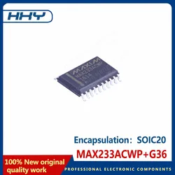 1PCS  MAX233ACWP G36 package SOIC20 communication interface chip