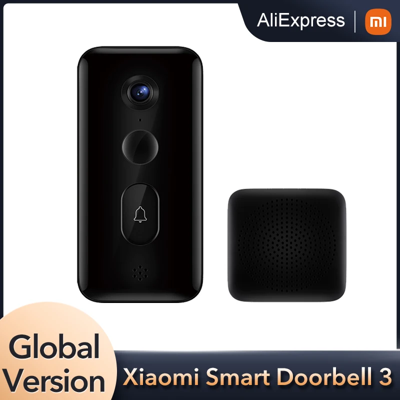 

Global version Xiaomi Smart Doorbell 3 180°Large FieldView 2K Ultra HDResolution AI Humanoid Recognition Remote Realtime Viewing