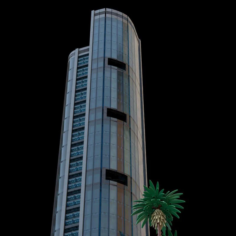 2990 قطعة من مكعبات بناء نموذج برج الألفية - مجموعة ناطحة سحاب مستقبلية، مثالية للأطفال والكبار، لعبة بتصميم مفصل