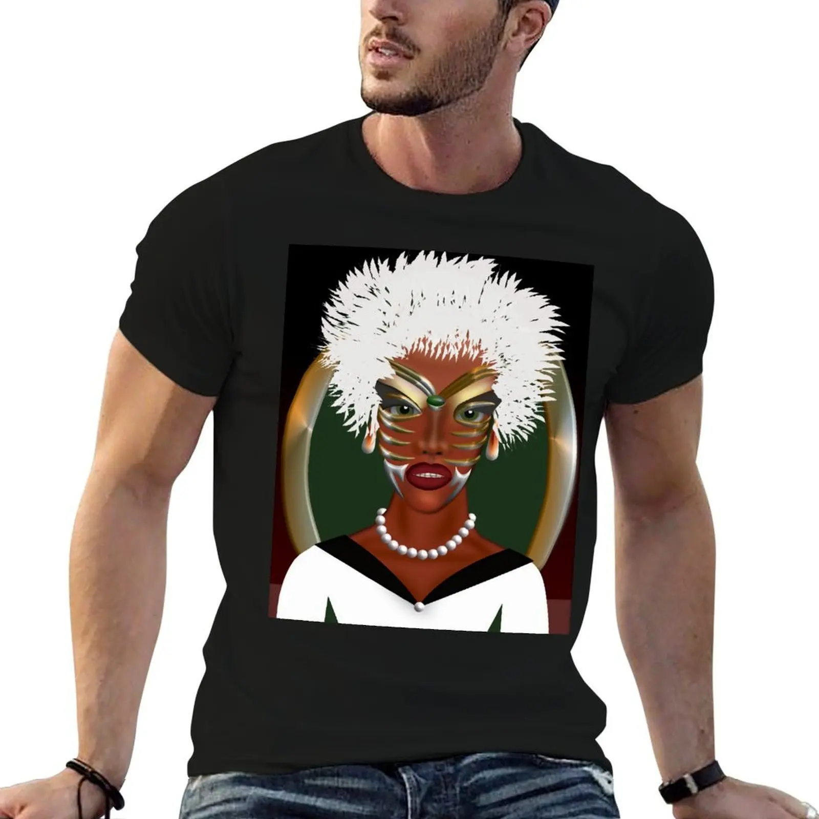 Queen of the Jade Throne T-Shirt man t shirt summer tops mens designer t shirt