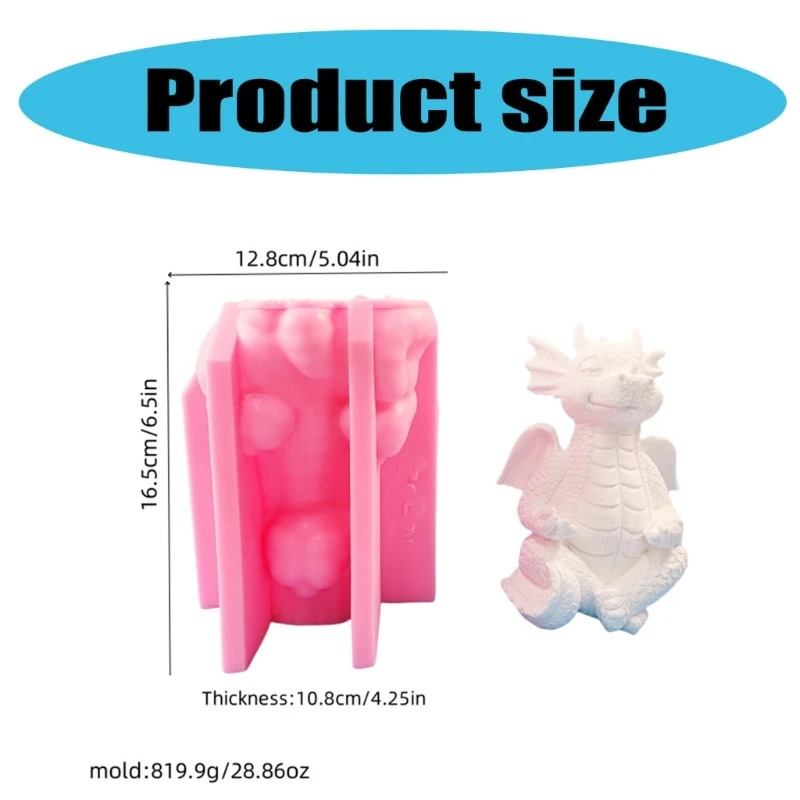 Chinese Dragon Mold Epoxy Resin Mold Aromatherapys Mold Animal Decorations Mould Gifts for Handmade Enthusiasts Dropsale