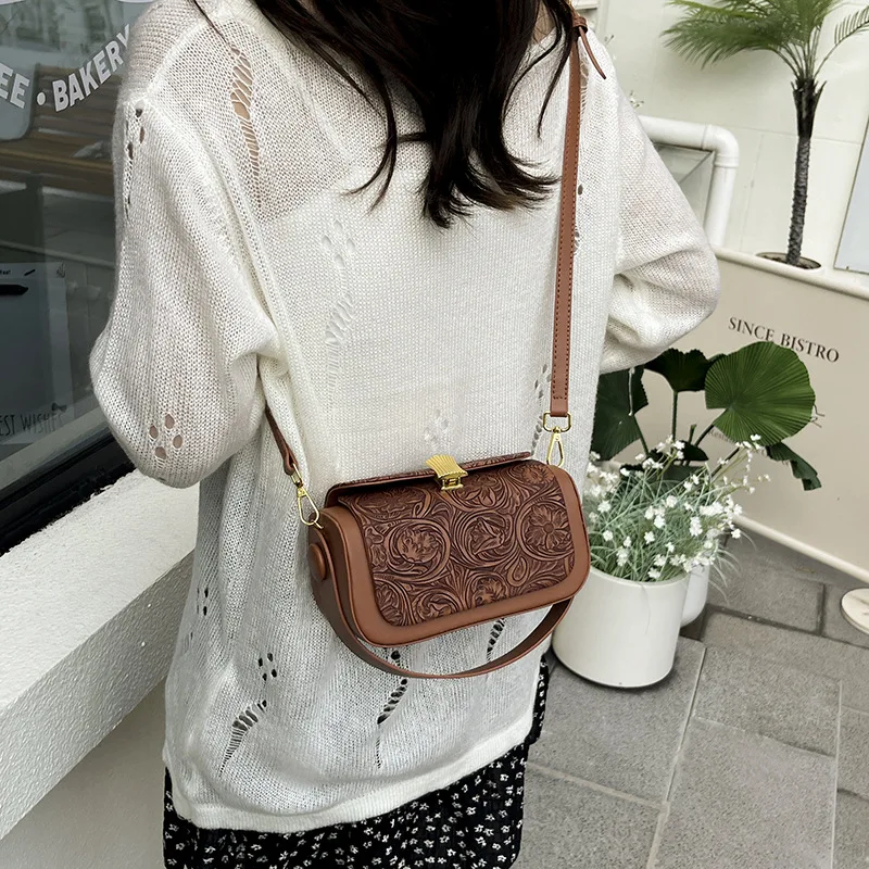 

New 2025 Cross-border Popular Shoulder Bag for Women Minimalist Shoulder Crossbody Purse Fashionable Handbag Gift