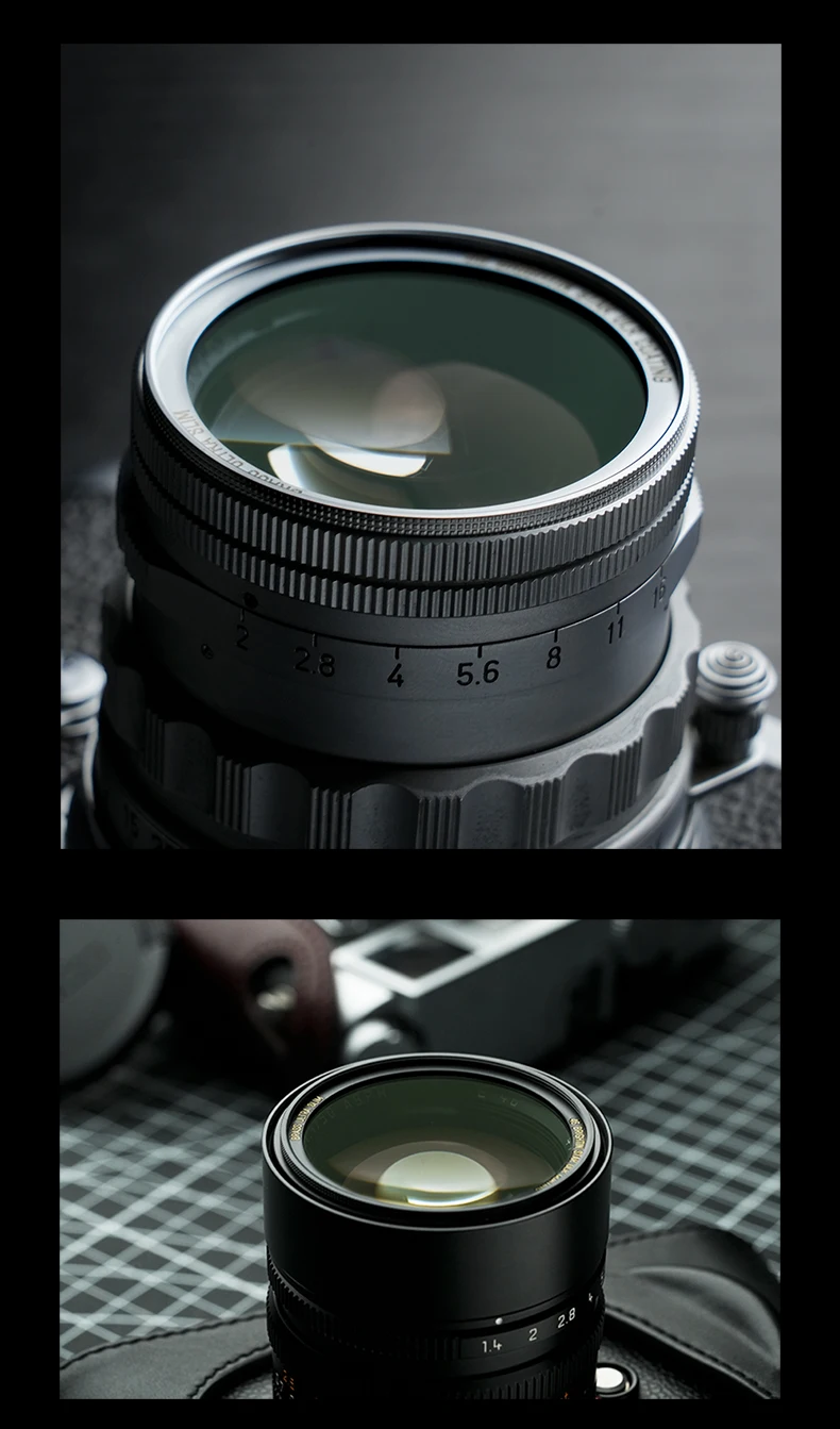 Brightin Star AERO UV-Filter, Schott B270 Glas, Ultra-Slim Messingrahmen, 28-lagige Nano-Beschichtung, wasserabweisend für Kameraobjektive – Detail 30