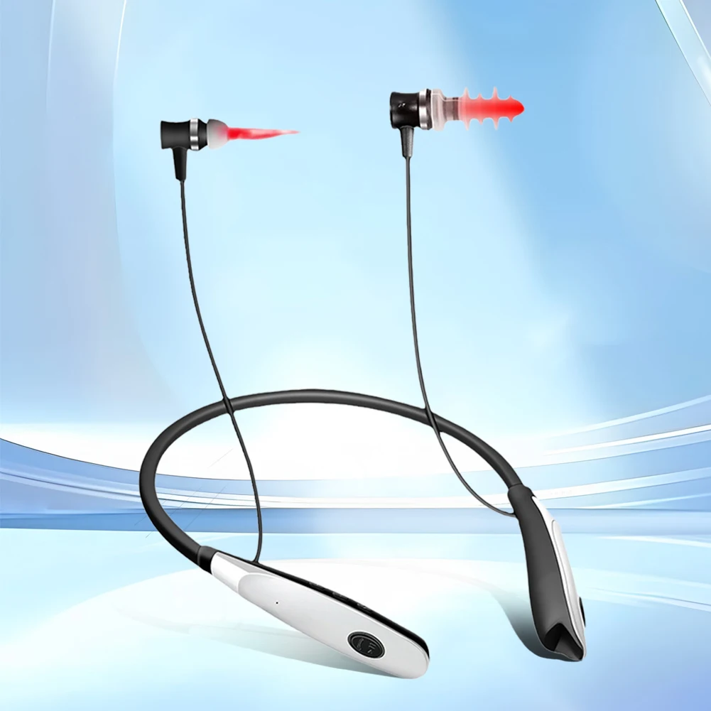 

Neck Hanging Portable Nasal and Ear Canal Irradiator 650nm Tinnitus Infrared Earplugs Physiotherapy Earplug Reduce Tinnitus