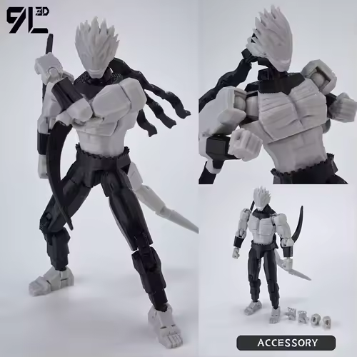 9L3D Printed Anime Jujutsu Kaisen Sukuna Yuji Yuta Satoru Gojo Lucky Dummy 13 Movable Shapeshift Action Figures Mannequin Toys - Image 22