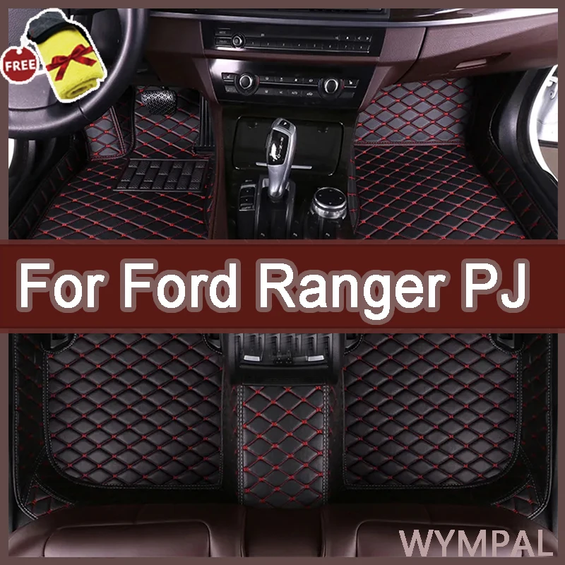 

Напольный коврик для заднего багажника автомобиля Ford Ranger PJ International 2006 ~ 2008, аксессуары для двойного салона грузовика, экологичные автомобильные аксессуары