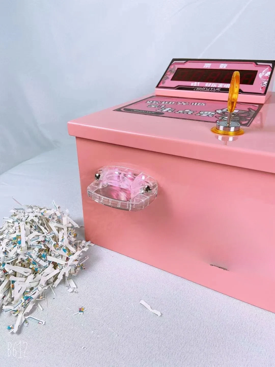 New Ticket Counter Machine Ticket Eater Lottery Ticket Counting Machine Desk Mini Shredder Machine