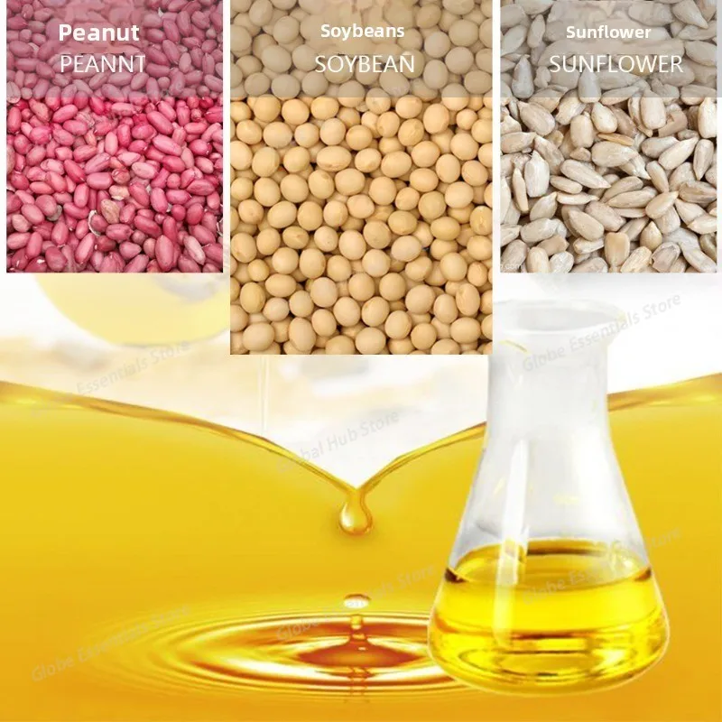 Oil Extractor Machine Oil Press Machine Hot Cold Press Stainless Steel Efficient Easy To Clean Manual for Kitchen