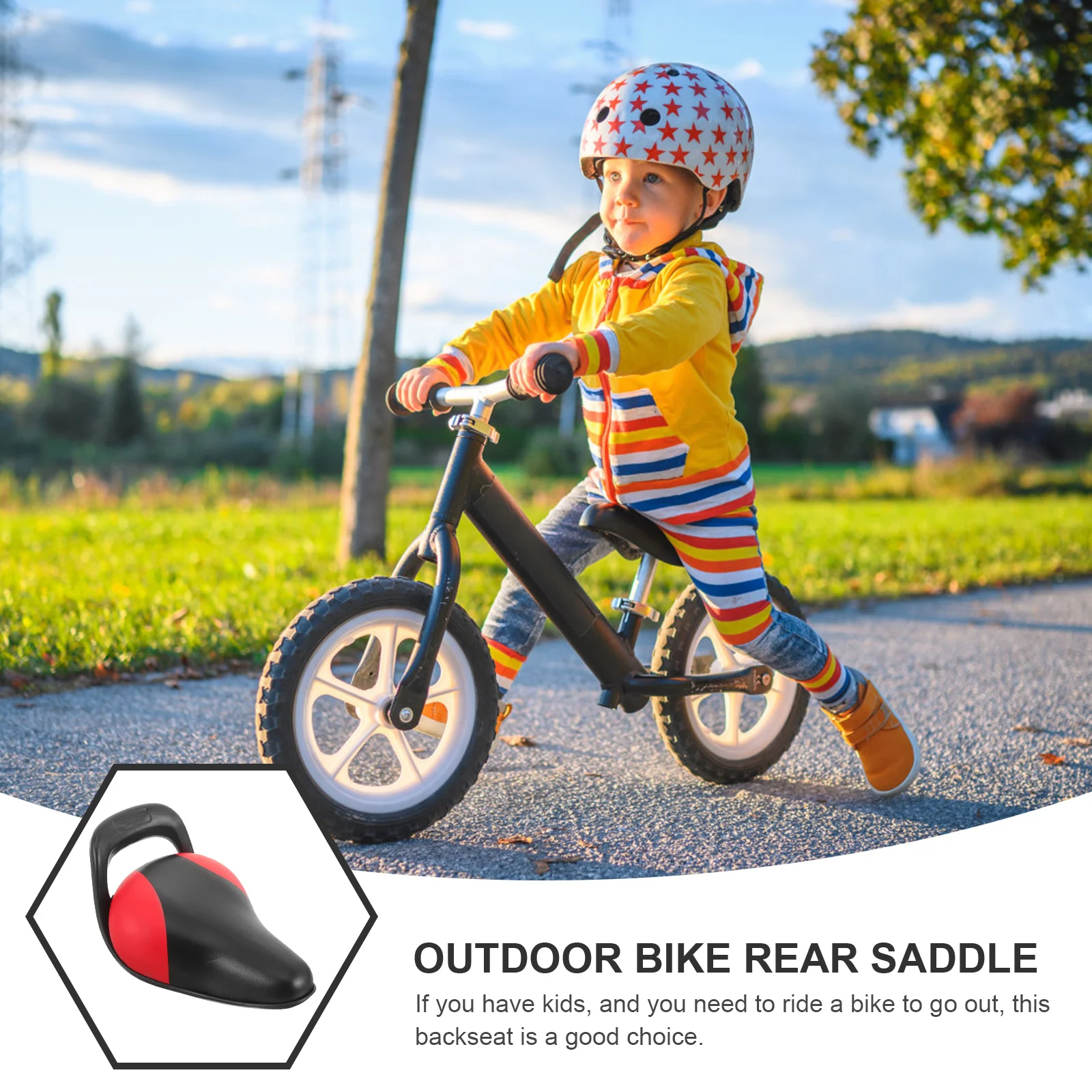 

Bicycle Seat Cushion Thickened High Elasticity Shock Absorption Bike Rear Rack Mat Durable Pu Steel Backseat For Adult