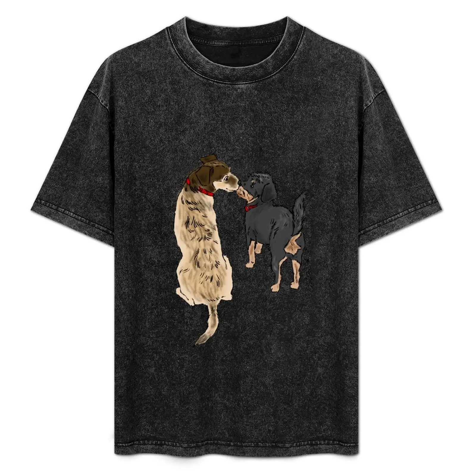 Ben and Mavis Smooch T-Shirt boys animal print baggy shirts anime figures Aesthetic clothing mens designer t shirt