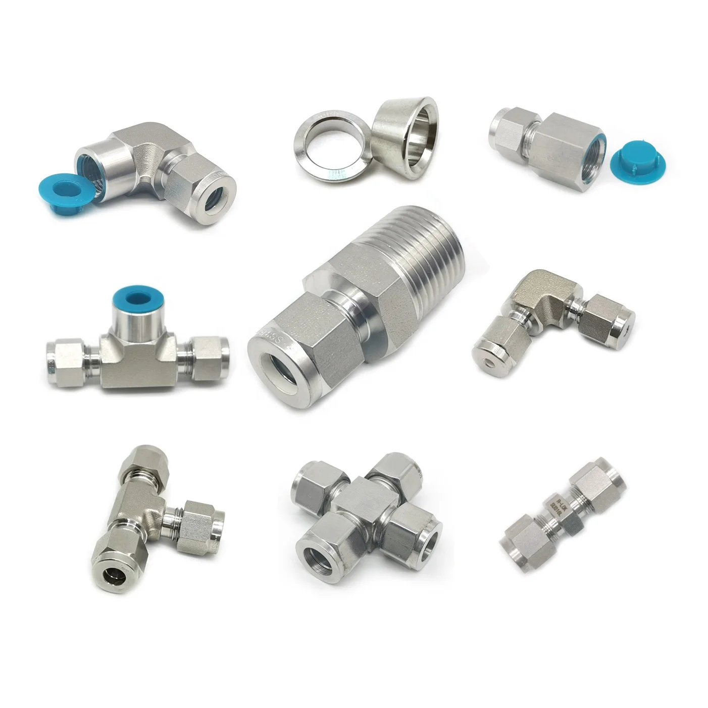 

Type Male Tube Connector Compression Fitting Stainless Steel 316 Tube Fitting Male Adapter