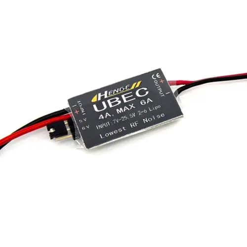 HENGE 4A UBEC Input 7V-25.5V 2-6S Lipo Output 5V 6V/4A Continuous Max 6A for RC Quadcopter Airplanes Car Parts