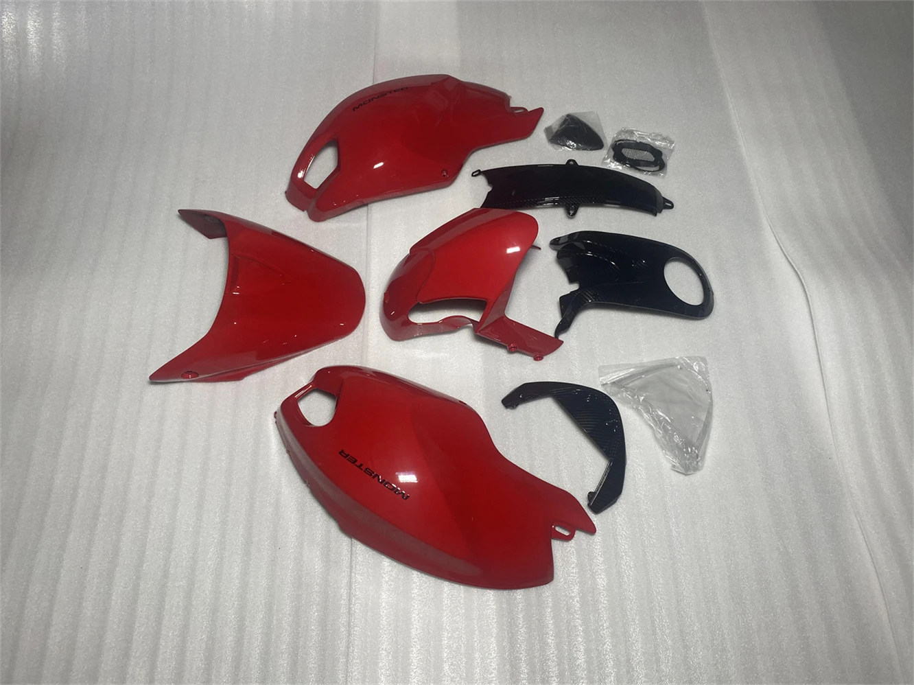 Motorcycle Fairing Suitable for Ducati 696 796 795 M1100 fairing Red Black