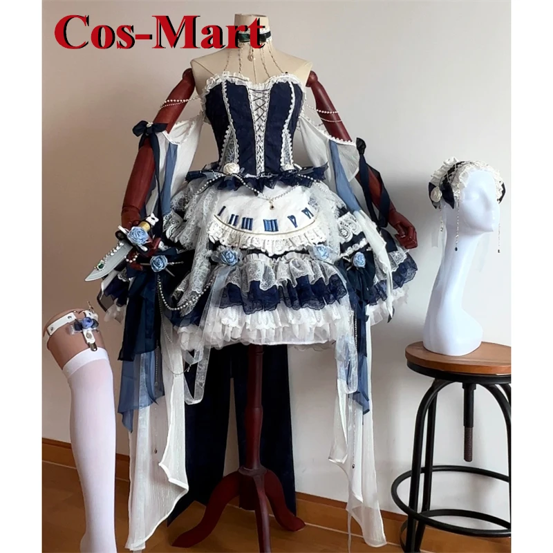 

Cos-Mart Game Touhou Project Izayoi Sakuya Cosplay Costume Gorgeous Elegant Wedding Dress Activity Party Role Play Clothing