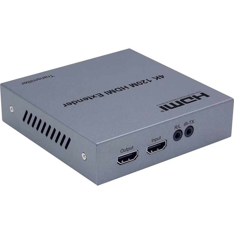 4K HDMI Network Extender Via RJ45 Cat6 Ethernet Cable 120M Audio Video Transmitter and Receiver HDMI Loop for Laptop PC To TV