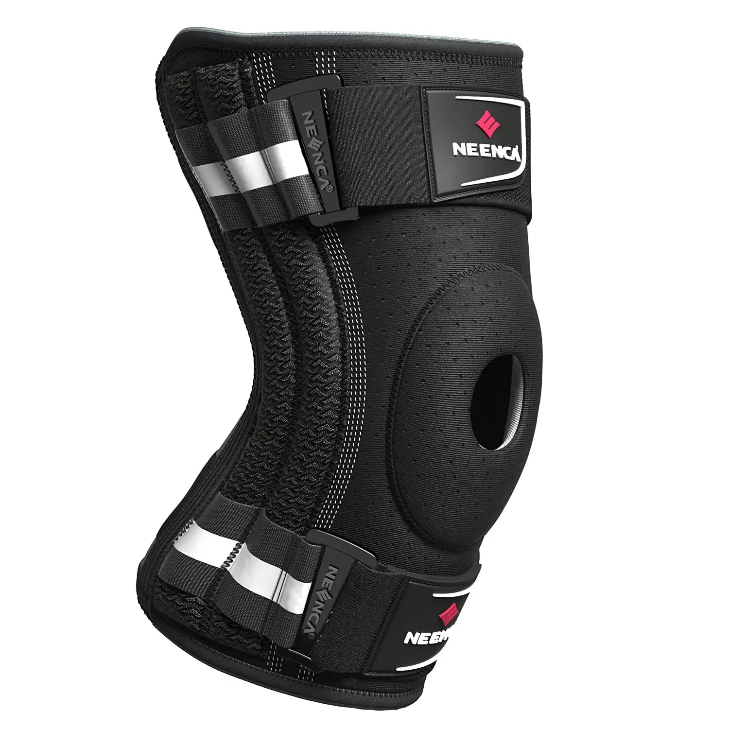 NEENCA Knee Brace for Knee Pain Knee Support with Side Stabilizers Men&Women Arthritis Meniscus Tear ACL PCL Runner Sports