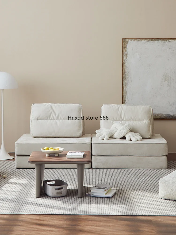 Nine-layer cake sofa tofu block module combination Nordic simple living room small apartment